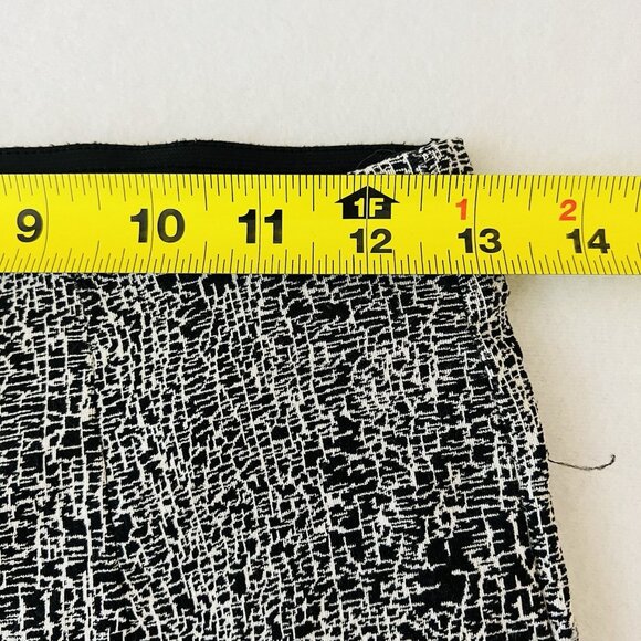 Calvin Klein Women's Pull-on Stretch Skinny Black White Leggings Pants Size 2 - Picture 9 of 12